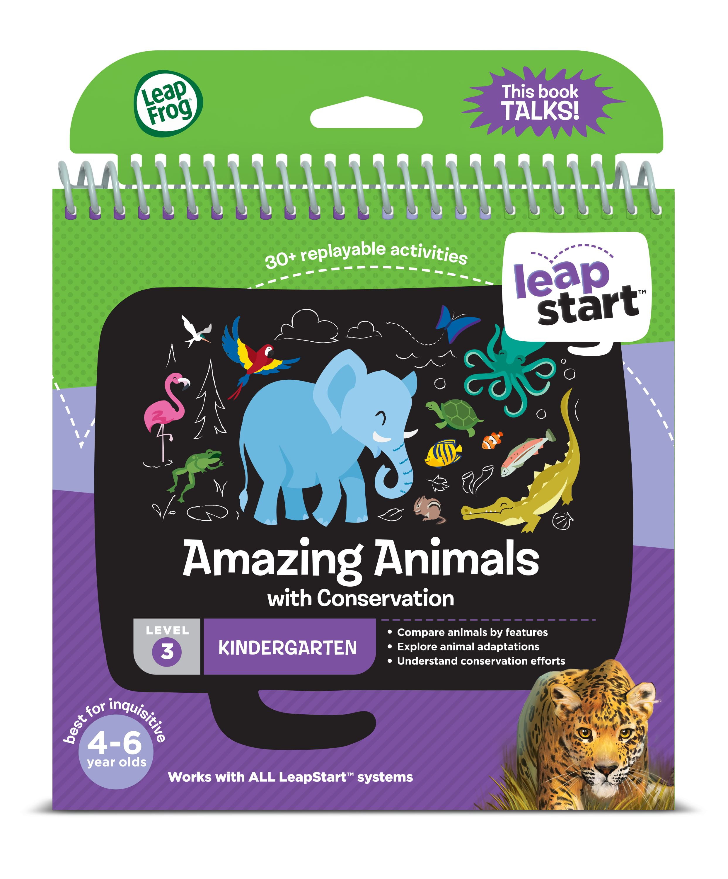LeapFrog LeapStart Reception Activity Book Amazing Animals and Conservation 