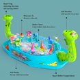 thumbnail image 5 of Godderr Toddler Boys Girls Toys Dinosaur Toys Dinosaur Battle Game with Board Games Toys Double Dinosaurs Versus Athletic Toys Kids Boys Girls Party Games Fun Puzzle Toys, 5 of 5
