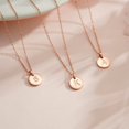 thumbnail image 2 of Turandoss Initial Necklaces for Women Disc Initial Letter Pendant Necklaces Jewelry, 2 of 5