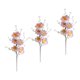 thumbnail image 4 of Ramo artificiales de 3 piezas con , arreglo de mesa de Floral de otoño para el hogar, decoración de granja, regalo ornamental Violeta Macarena Ramo de novia, 4 of 8