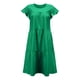 thumbnail image 5 of Vestido Suelto Con Volantes Lisos Y Cuello Redondo Informal de Verano Para Mujer Odeerbi ODB116327, 5 of 6