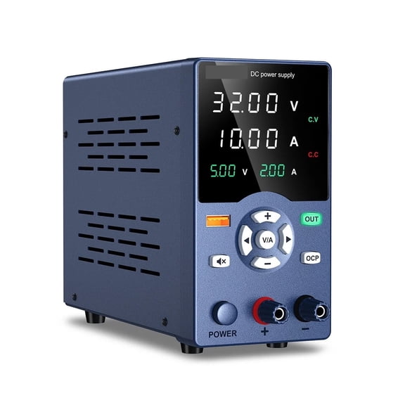 30V 10A DC Power Supply Adjustable USB Digit Display Lab Power Supplies Voltage Regulator 60V 5A 120V 3A Metal Anodizing