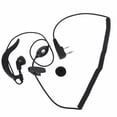 thumbnail image 2 of Auriculares Walkie Talkie, Auricular De Radio Profesional Ajustable De 2 Pines Cabezal K Para Accesorios Walkie Talkie, 2 of 7
