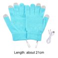 thumbnail image 3 of Guantes Calientes Para Calentar Las Manos Guantes calefactores eléctricos USB Guantes calefactables cómodos Calentador de manos (Azul), 3 of 6