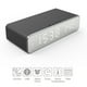 thumbnail image 3 of Con Despertador Digital Para El Reloj Electrónico De Dormitorio Con Carga Inalámbrica Para El Teléfono Con Auriculares Termómetro De Temperatura Pantalla 3 Alarmas 12/24H, 3 of 7