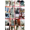 thumbnail image 5 of INTSUPERMAI Wall Mounted Attic Folding Ladder Extension Stairs 12 Steps Magnesium Alloy, 5 of 6
