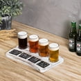 thumbnail image 5 of MyGift 2 Piece Beer Flight Sampler Serving Tray with 8 Glasses, 5 of 7