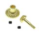 thumbnail image 3 of Engranaje de eje para coche RC, engranaje de eje delantero y trasero de metal, piezas de vehículo modelo RC para WPL D12 Dorado, 3 of 9