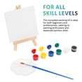 thumbnail image 3 of CRAFTHROU 6 Sets Palettes and Paints for Beginners Mini Canvas Set Multi Colors, 3 of 7