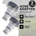 thumbnail image 3 of Pool Hose Adapter A, Swimming Pool Hose Adapter, 38mm And 32mm Diameter, Pool A Adapter, Hose Adapter For Pumps Hose Connector With (2pcs), 3 of 5