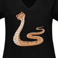 thumbnail image 4 of Inktastic Pi-thon Pi Day Python Pun Snake Women's Plus Size V-Neck T-Shirt, 4 of 5