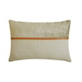 thumbnail image 1 of Funda de cojín decorativa rectangular HomeCentric beige, 30 x 55 cm (12 x 22 pulgadas). Funda de cojín de pana patchwork, pana y lino para sofá, cama, patio y exterior. Moderna. Corduroy Cozies beige., 1 of 5
