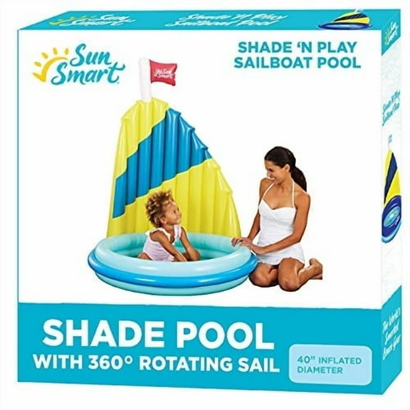 Shade n' Play Sailboat Kiddie Pool