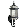 thumbnail image 4 of Kichler Barrie 21.75" 1 Light Black Outdoor Wall Sconce with Clear Beveled Glass, 4 of 7