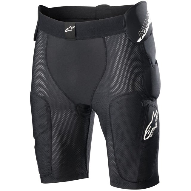 Pantalones cortos de protección Alpinestars Bionic Action negros talla M