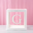thumbnail image 1 of AMERTEER Letter A- Z  Transparent Gift Boxes Kid Birthday Baby Shower Party Decoration, 1 of 2