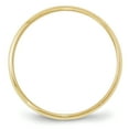thumbnail image 2 of Bague Demi-Ronde Légère en Or Jaune 10K 2 mm Taille 13, 2 of 4