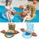 thumbnail image 2 of Funny Toilet Pool Floats Inflatable Raft Lounger Chair Pool Toys Water Battle Game for Kids Ages 8-12 & Adults, 2 of 5