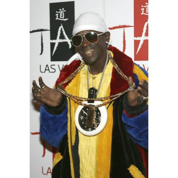 Flavor Flav At Arrivals For Billboard Music Awards After Party, Tao Nightclub, Las Vegas, Nv, December 04, 2006. Photo By James AtoaEverett Collection Celebrity (8 x 10)