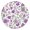 210, variant on Floral Polyester Tablecloth with Stretch Border, Fitted Round Design for Kitchen or Garden Table, Water-Resistant, Fits 44-52 Inch