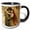 Black/White, variant on 3drose, Pan and the Fairy Hug, 11oz Two-tone Blue Mug