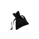 thumbnail image 1 of Bolsa de regalo Qarigey 50 piezas cordón portátil color sólido negro, 1 of 6