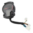 thumbnail image 4 of Motorcycle Universal Instrument In 7 Colors Water Resistant Digital Liquid Display Speedometer Odometer 15000rpm, 4 of 5