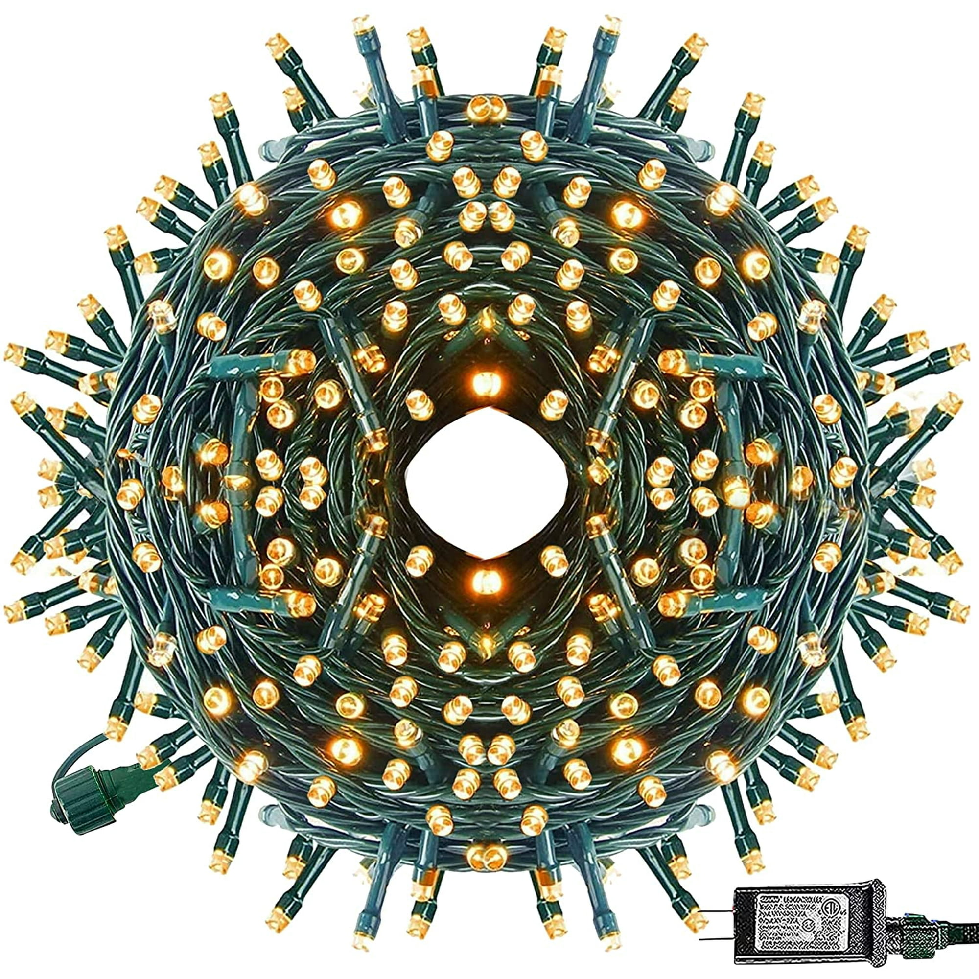 100ft Christmas String Lights, 300 Led Twinkle Fairy Lights String With