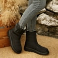 thumbnail image 6 of Womens Warm Fur Lined Winter Snow Boots Waterproof Ankle Boots Outdoor Booties Comfortable Shoes for Women, 6 of 9