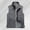 Grey, variant on Bcfgryg Mens Leisure Practical Travel Fishing Outdoor Work Multi Pocket Vest Mens Coats Green L