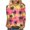 Red-Shirts, variant on Jsaierl Women's 3/4 Length Sleeve Tops Summer Crew Neck Shirts Fashion Graphic Petite Blouses Classic Cotton Tunic Top S-5XL