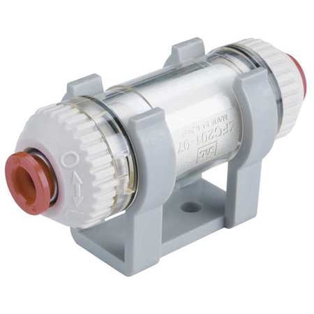 smc vacuum filter, inline, 1/8 zfc051-01b