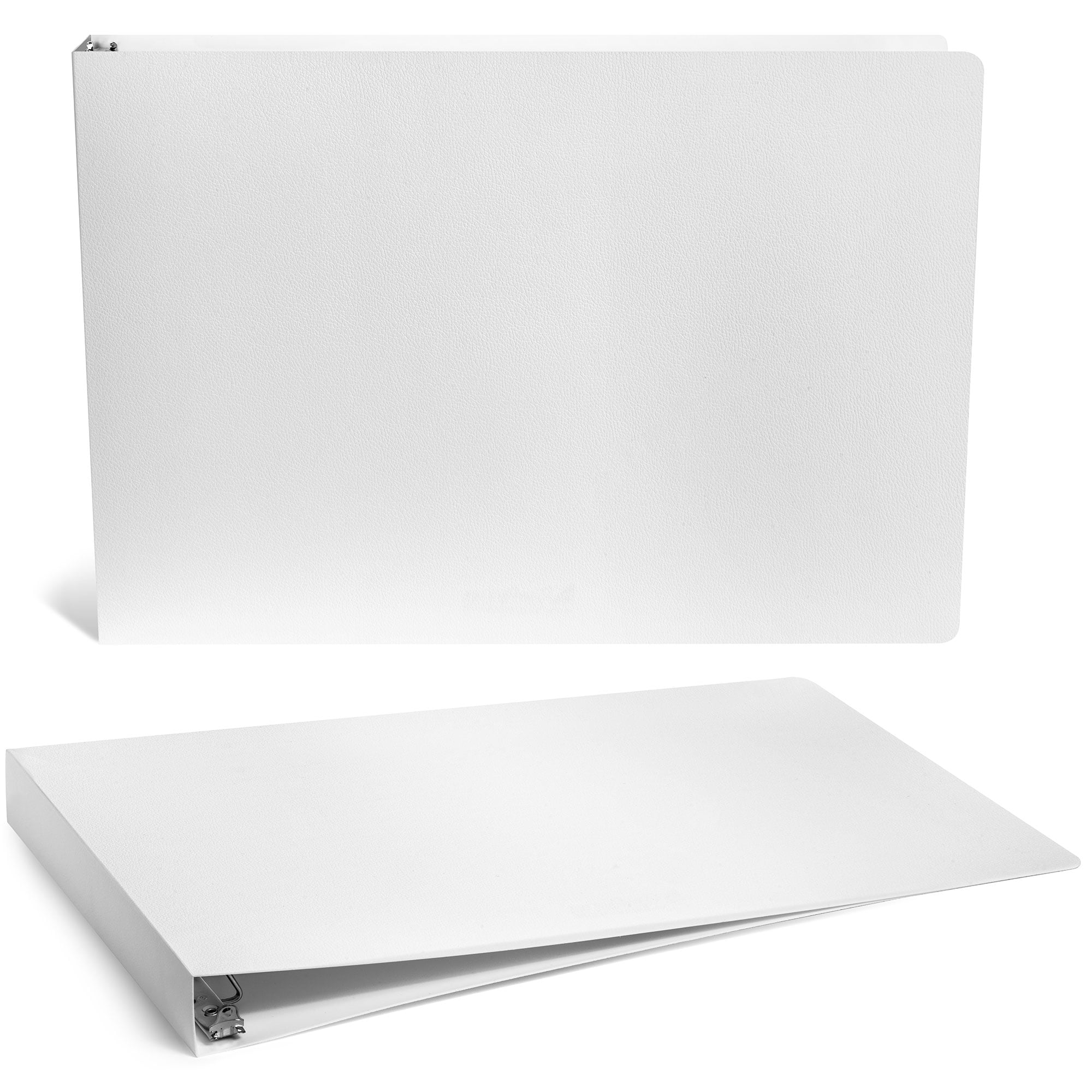 11x17 1" White Poly Binder 2-pack