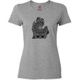 thumbnail image 3 of Inktastic Michigan Silhouette Mandala Women's T-Shirt, 3 of 5