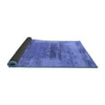 thumbnail image 2 of Ahgly Company Indoor Round Oriental Blue Industrial Area Rugs, 4' Round, 2 of 4