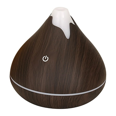 

Tuphregyow Humidifiers For Home Sesktop Usb Humidifier Colorful Night Light Home Office Mute Aromatherapy Humidifier Wood Grain