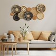 thumbnail image 2 of Juego de cestas de pared tejidas Xuhal Boho para colgar en la pared, 11 unidades, 2 of 7