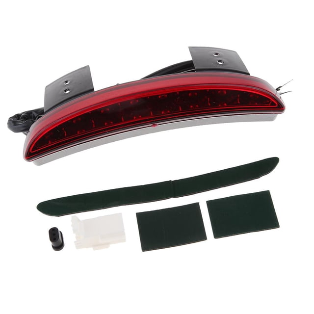 Luz de Trasera de Plástico LED de 12V - Rojo DYNWAVEMX Luz trasera de la motocicleta