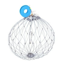 Xecvkr Automatic Crab Fishing Hook Cage Sea River Outdoor Bait Trap Steel Wire Quick Expansion Portable Hairy Crab Catcher Tool 1 Cage