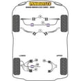 thumbnail image 2 of Range Rover L322 Front Upper Control Arm Inner Bushings, 2 of 3