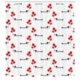 thumbnail image 3 of Ambesonne Dachshund Shower Curtain, Parisian Dog and Balloons, 69"Wx75"L, Charcoal Grey Vermilion, 3 of 3