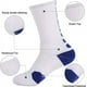 thumbnail image 3 of 4 Pares, Calcetas Deportivas para Basquetbol, Calcetines de Compresión para Hombres Transpirables y Duradero de Algodón Mid Crew, Calcetín para Futbol, Correr, Running, Gym, 4 Pares, 3 of 5