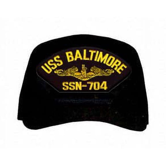 USS Baltimore SSN-704 ( Gold Dolphins ) Submarine Officers Cap