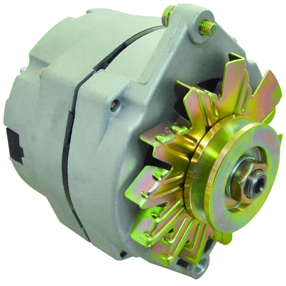 OEG Parts New Alternator Replacement For Delco 10SI 1 Wire Install 63A W/V Belt Pulley Buick Cadillac Chevy GMC Oldsmobile Pontiac 1100125, ADR0325, 7127-SEN, 7127-SE, 400-12370, 334-2614