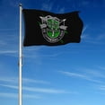 thumbnail image 2 of Dutern Double Sided 10th Special Forces Group Numeral Flag Banner 3 Ply with Brass Grommets 12x18 Inch, 2 of 4