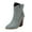 Light Blue, variant on PEASKJP Women's Hiking Boots Mid Calf Chunky Heels Patent Leather Boots,Light Blue 39