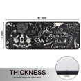 thumbnail image 5 of Kitchen Rugs Sets Of 2,Black Halloween Letter Bat Pattern Anti Fatigue Kitchen Mat Rugs Non Slip Washable,Decorative Kitchen Floor Mats for Kitchen,Sink,Laundry,17"x47"+17"x47", 5 of 5
