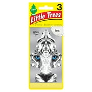 Little Trees Auto Air Freshener, Hanging Card, White Tiger Fragrance 3-Pack