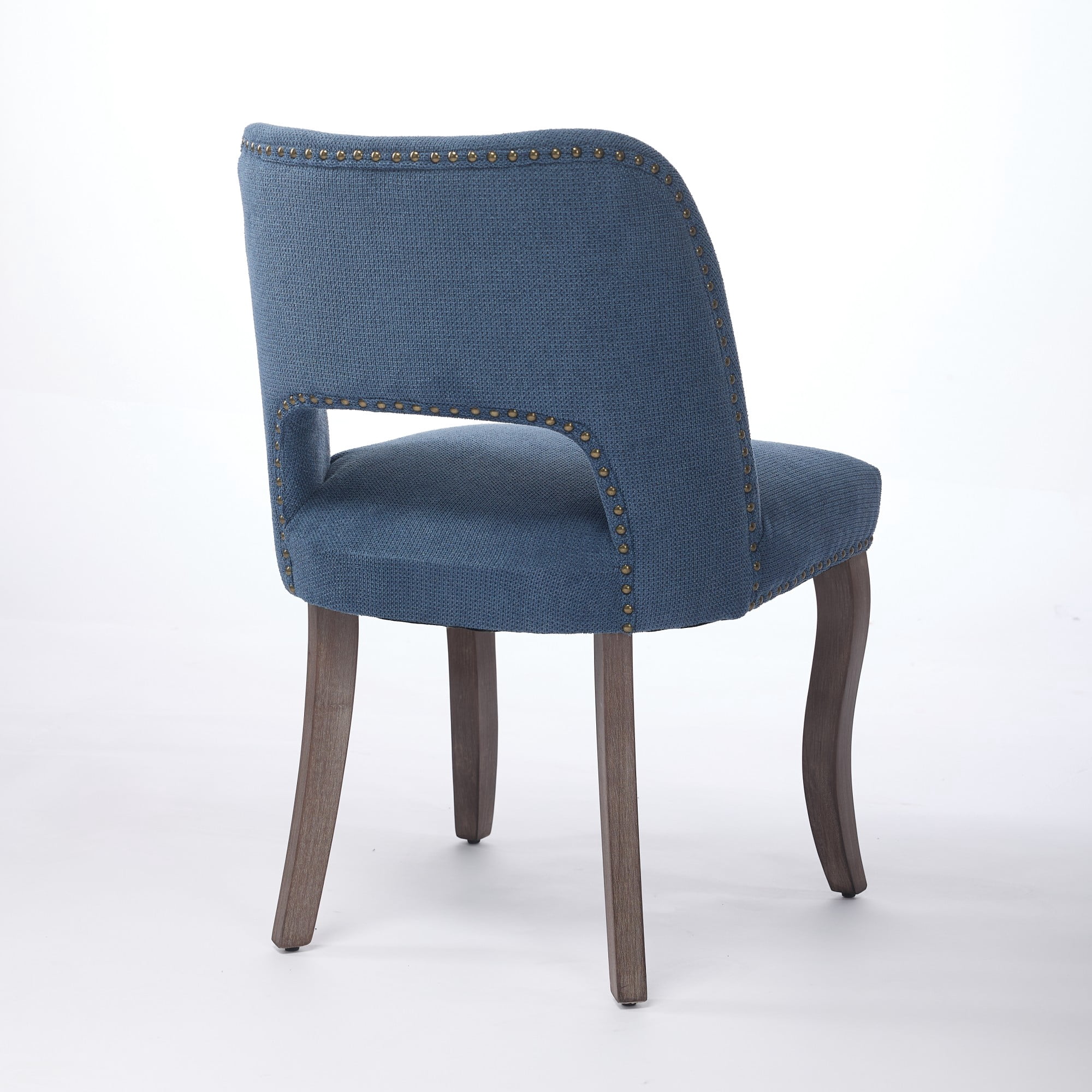 Set of 6 Wood Dining Chairs with Fabric Upholstered Back and Seat Modern Accent Side Chair w/Wood Legs for Living Room/Dining Room/Bedroom/Restaurant
