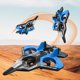 thumbnail image 3 of Bewildely Drone con control remoto para niños para emocionantes vuelos nocturnos con deslumbrante tira de luces LED Rc Drone Juguetes y Juegos azul, 3 of 5